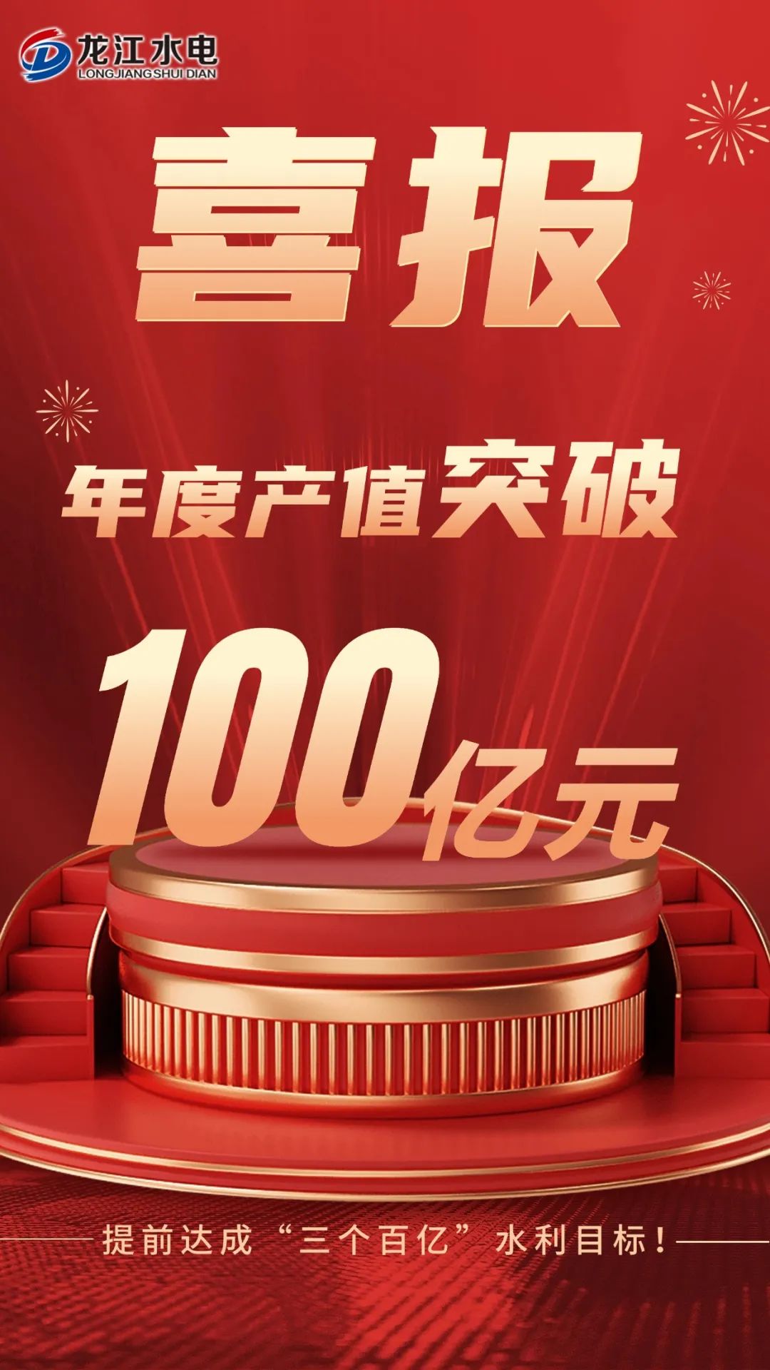 期盼已9，10不我待丨今天九周年！產(chǎn)值破百億！三個(gè)百億提前達(dá)成！